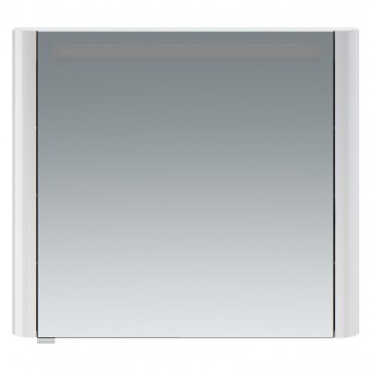 Зеркальный шкаф AM.PM Sensation M30MCR0801WG правый белый глянец