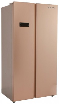 Холодильник Ascoli ACDG571WE золото