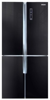 Холодильник Ginzzu NFK-510 Black glass