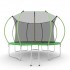 Каркасный батут EVO Jump 12FT Internal Green с сеткой и лестницей