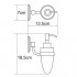 Дозатор жидкого мыла WasserKraft Rhein K-6299